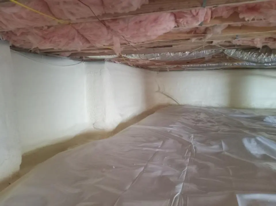 Crawl space encapsulation with closed-cell spray foam for Metal Roof Coating in Desert Hot Springs